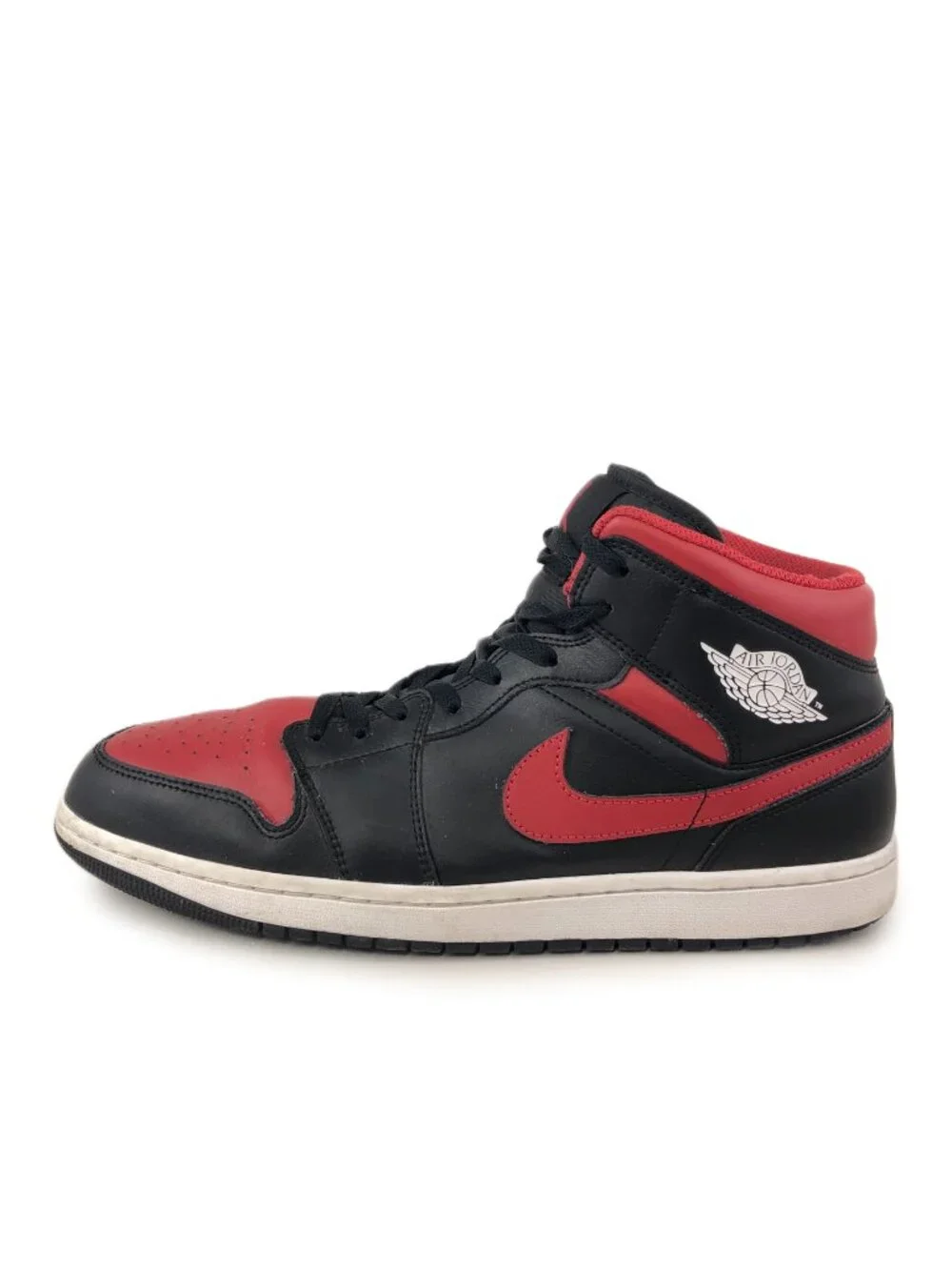 Jordan 1 Mid Bred Twist Basketball Shoes 13